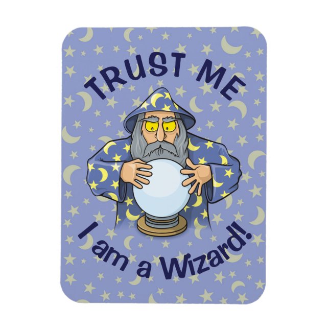 Wizard with Ball Magnet (Vertical)