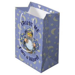 Wizard with Ball Medium Gift Bag