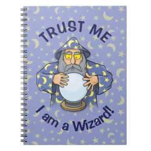 Wizard with Ball Notebook