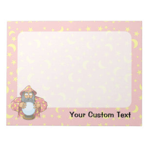 Wizard with Ball Notepad