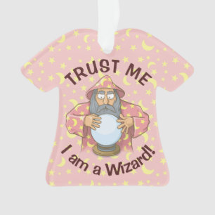 Wizard with Ball Ornament