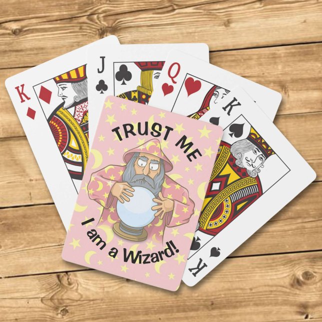 Wizard with Ball Playing Cards (Creator Uploaded)