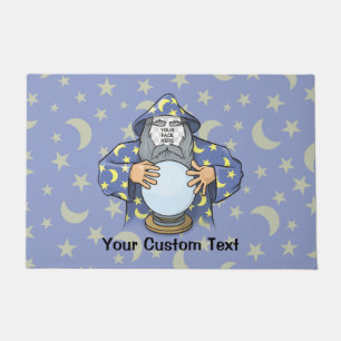 Wizard with your face doormat