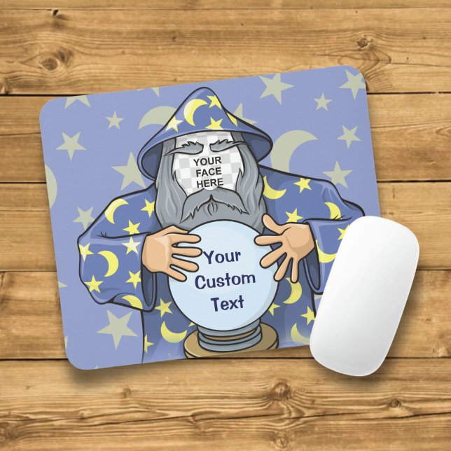 Wizard with your face mouse pad (Creator Uploaded)