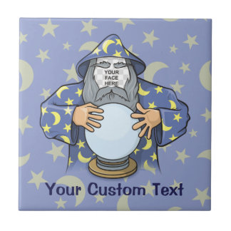 Wizard with your face tile