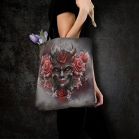Wizardry | Dark Horned Demon with Glowing Red Eyes