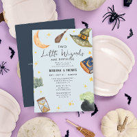 Wizards Brewing Twin Boys Halloween Baby Shower