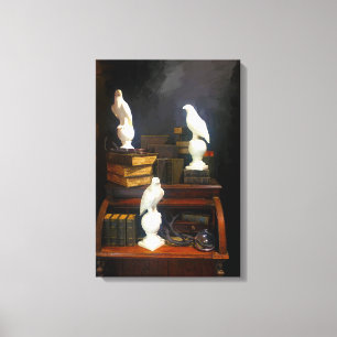 Wizards Library Canvas Print