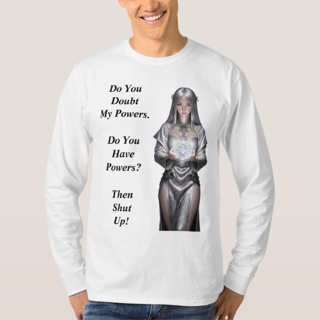 Wizards VS Elves at Being Girlfriends T-Shirt (Front)