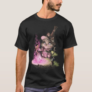 Wizcat shows her tricks. T-Shirt
