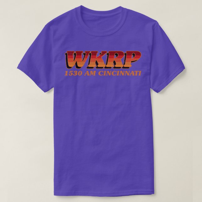 WKRP 1530 CINCINNATI T-Shirt (Design Front)