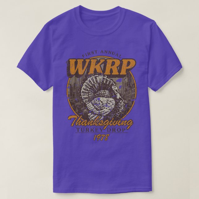 WKRP Turkey Drop 1978 Tote T-Shirt (Design Front)