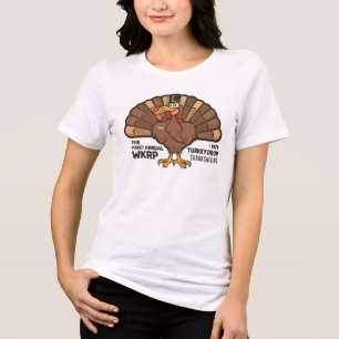 WKRP Turkey Drop Tri-Blend Shirt