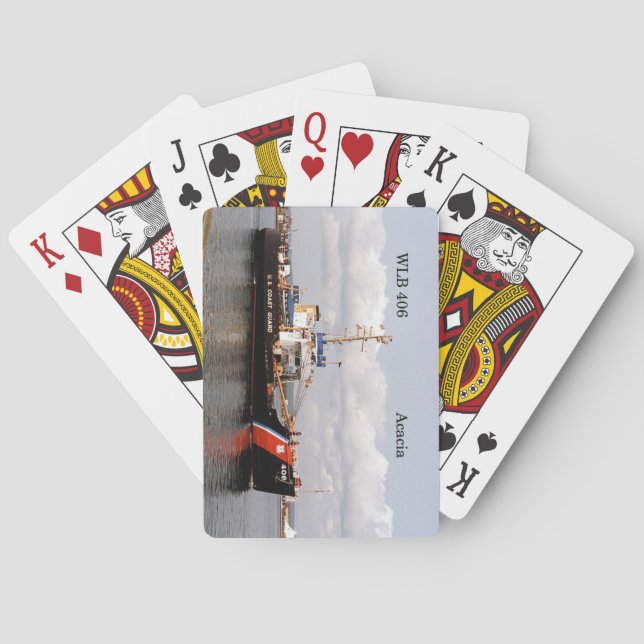 WLB 406 Acacia playing cards (Back)