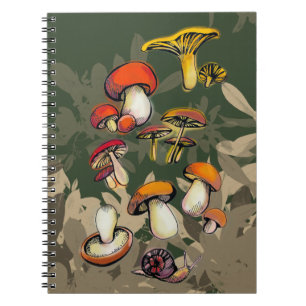 Wlld mushrooms notebook