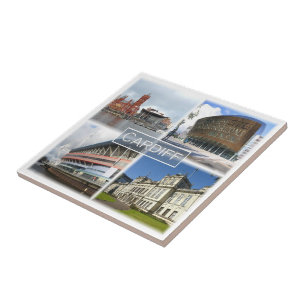 WLS003 CARDIFF, Wales, Tile