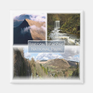 WLS005 BRECON BEACONS NATIONAL PARK, Wales, Fridge Magnet