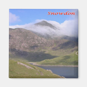 WLS012 SNOWDON, Wales, Europe, Fridge Magnet