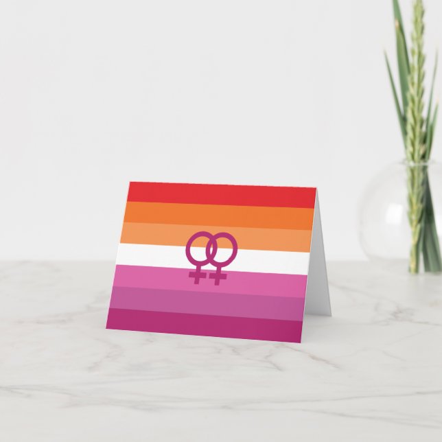 WLW Lesbian Pride Flag Announcement (Front)