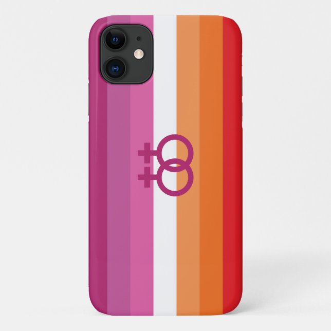 WLW Lesbian Pride Flag Case-Mate iPhone Case (Back)