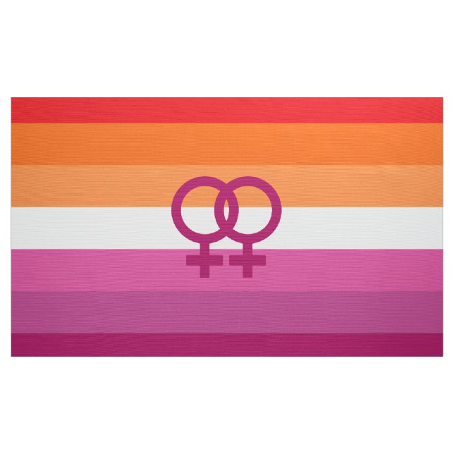 WLW Lesbian Pride Flag (Sunset) Fabric (Yard)