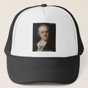 Wm Blake "Seeing Trees" Wisdom Quote Gifts Trucker Hat