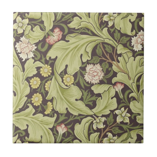 Wm Morris Leicester Tile (Front)