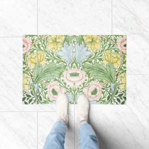 Wm Morris Myrtle Floral Art Nouveau Bright Doormat