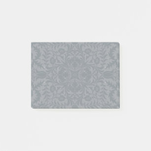 Wm Morris Seamless Vine Black Charcoal Pattern Post-it Notes