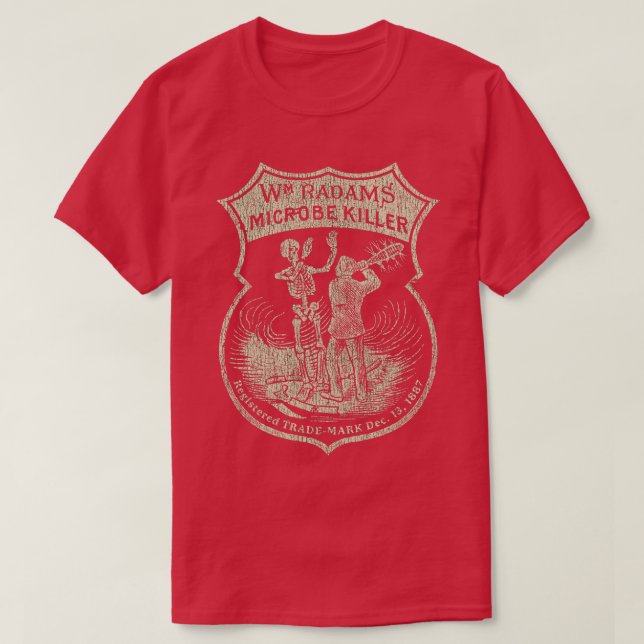 Wm Radams Microbe Killer 1887 T-Shirt (Design Front)