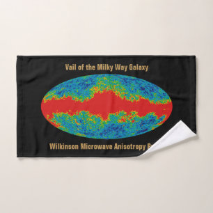 WMAP, Vail of Milky Way Galaxy Over Universe Hand Towel