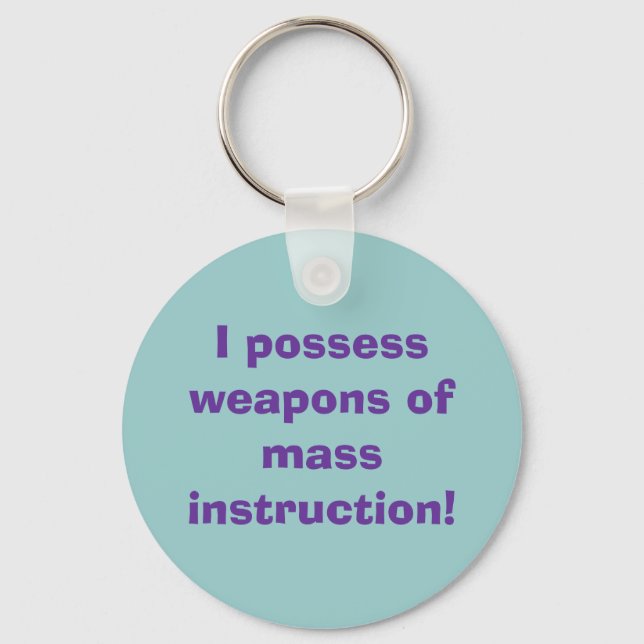 WMI Teacher Keychain (Front)