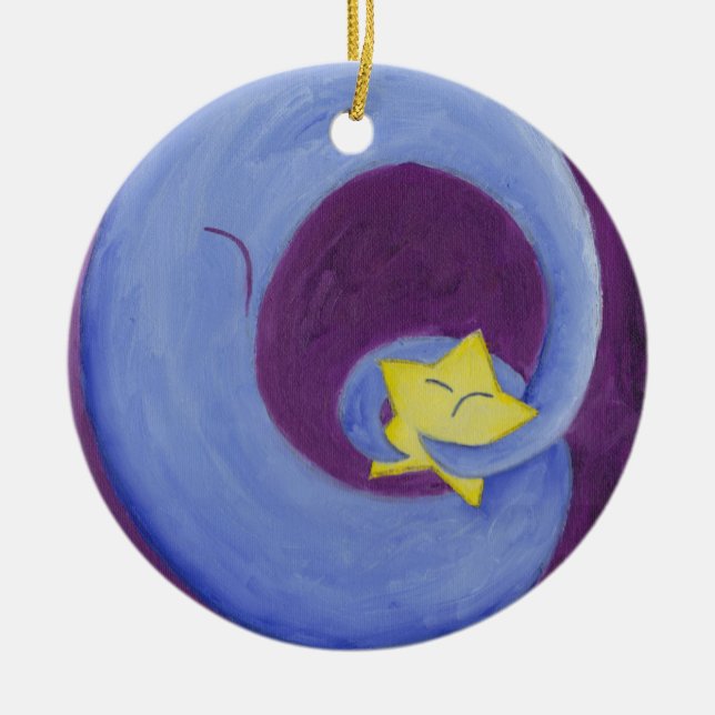 Wmoon Ceramic Tree Decoration (Front)