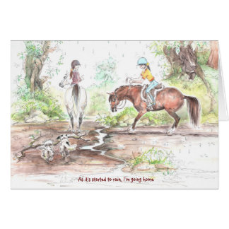 WN03 judetoo card "As it's started to rain"