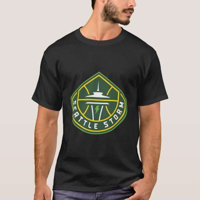 Wnba Seattle Storm Fan Base T-Shirt (Front)