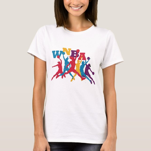 WNBA Women's Basketball T-Shirt (Front)