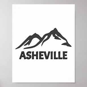 Wnc Asheville Mountains Nc Blue Ridge North Caroli Poster