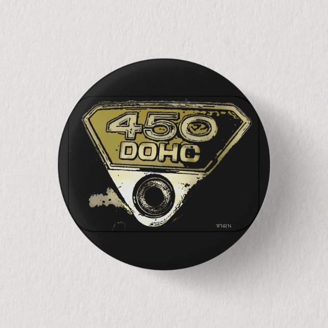 W'nR'n 450 DOHC 3 Cm Round Badge (Front)