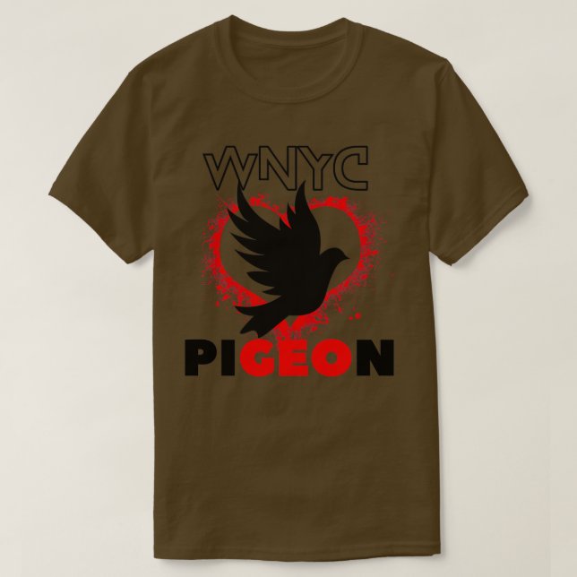 Wnyc Pigeon Edition T-Shirt (Design Front)