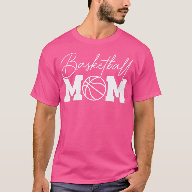 Wo Basketball Mum T-Shirt (Front)