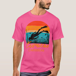 Wo Curacao Caribbean Snorkelling Scuba Diving T-Shirt