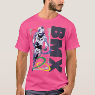 Wo Funny Bmx Bike Motocross Dirt Track Racing s T-Shirt