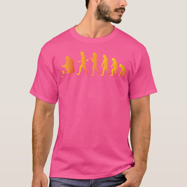 Wo Funny Ice Fishing Evolution Get Your Ice Fishin T-Shirt (Front)