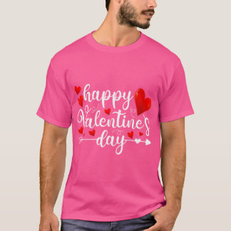 Wo Happy Valentines Day Heart Love Funny Valentine T-Shirt