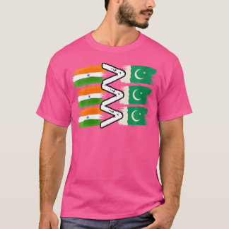 Wo India Over Pakistan Funny Indian Cricket T-Shirt