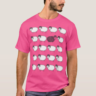Wo Memorabilia Sheep That Is Black And White Other T-Shirt