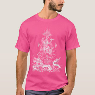 Wo Sawadee Thai Traditional Sak Yant Thai Twin Tig T-Shirt