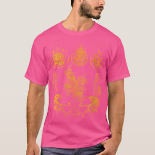 Wo Sawadee Thai Traditional Sak Yant Thai Twin Tig T-Shirt