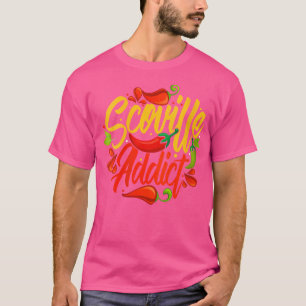 Wo Scoville Addict Spicy Hot Chilli Habanero Peppe T-Shirt