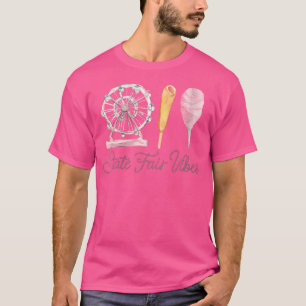 Wo State Fair Vibes Fair Themed Birthday Rodeo T-Shirt